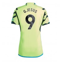 Arsenal Gabriel Jesus #9 Fotballklær Bortedrakt 2023-24 Kortermet
